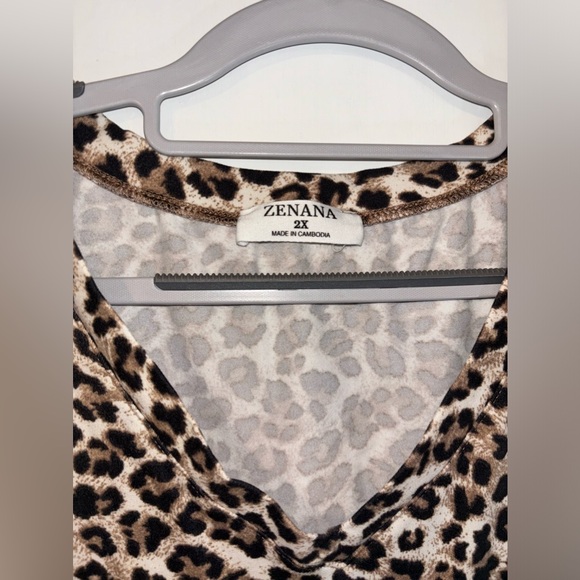 Zenana 2X pajama short set plus size EUC - Picture 6 of 6